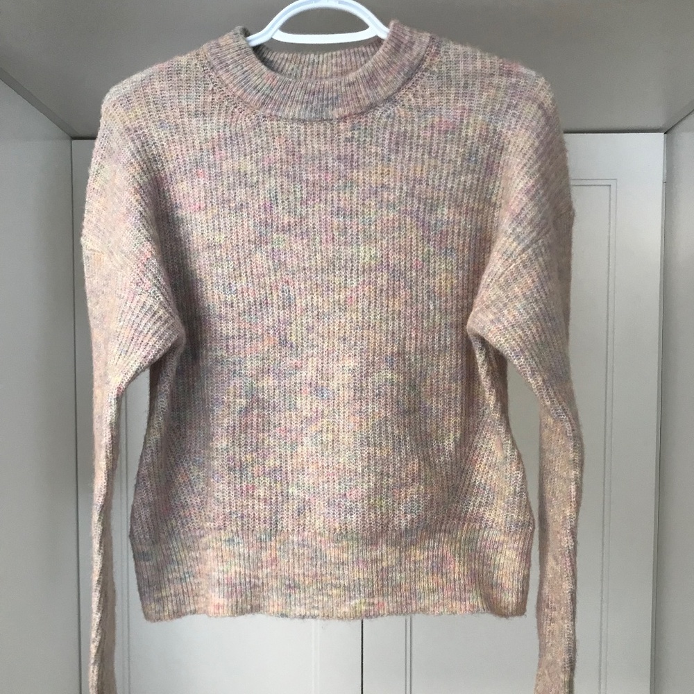 Heartloom Women’s Mock Crew Neck Knit Sweater US S